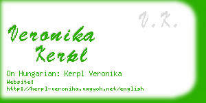 veronika kerpl business card